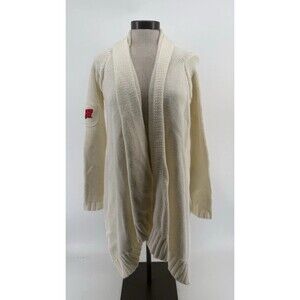 Meesh & Mia Womens Wisconsin Badgers Cascade Shawl Sweater NWT M